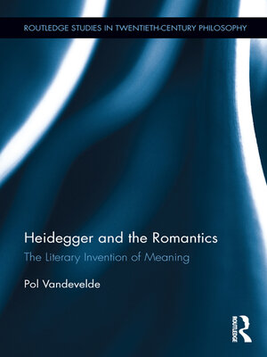cover image of Heidegger and the Romantics